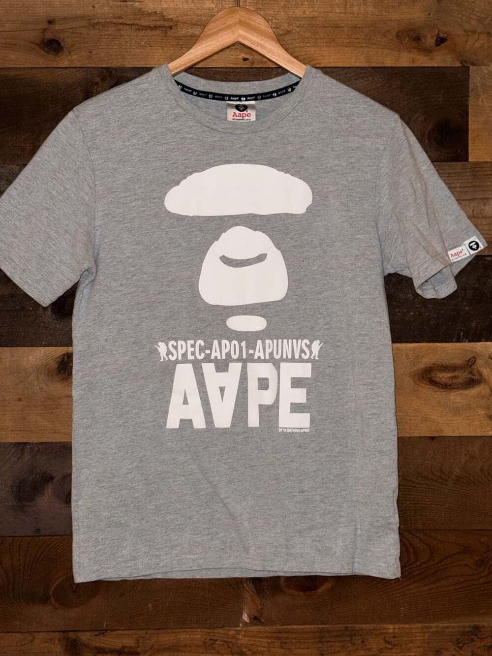 Aape By A Bathing Ape Graphic T-Shirt XL Gray